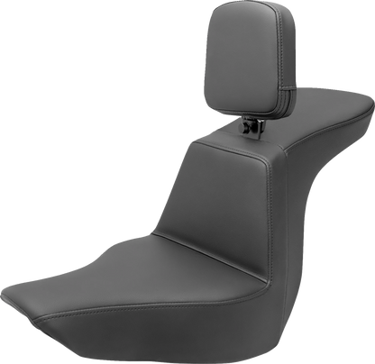 Saddlemen Step Up Smooth Gel Seat & Backrest for 2018-2026 Harley Low Rider FLSB