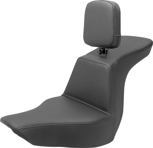 Saddlemen Step Up Smooth Gel Seat & Backrest for 2018-2025 Harley Softail FXLRST