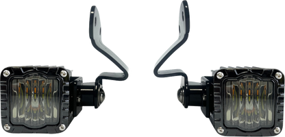 Custom Dynamics Shark Demon Smoke Front Turn Signals 2023-2025 Harley Road Glide