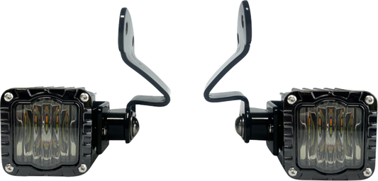 Custom Dynamics Shark Demon Smoke Front Turn Signals 2023-2025 Harley Road Glide