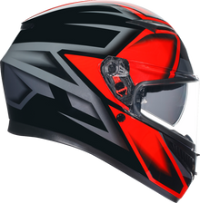 AGV K3 Compound Red Unisex Adult Motorcycle Street Riding Full Face Helmet