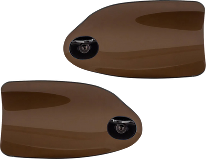 Klock Werks Flare Bronze Hand Guards fits 2002-2025 Harley Hydraulic Clutch