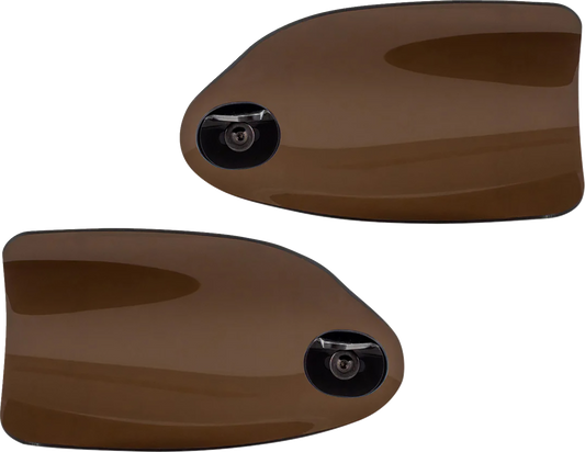 Klock Werks Flare Bronze Hand Guards fits 2002-2025 Harley Hydraulic Clutch