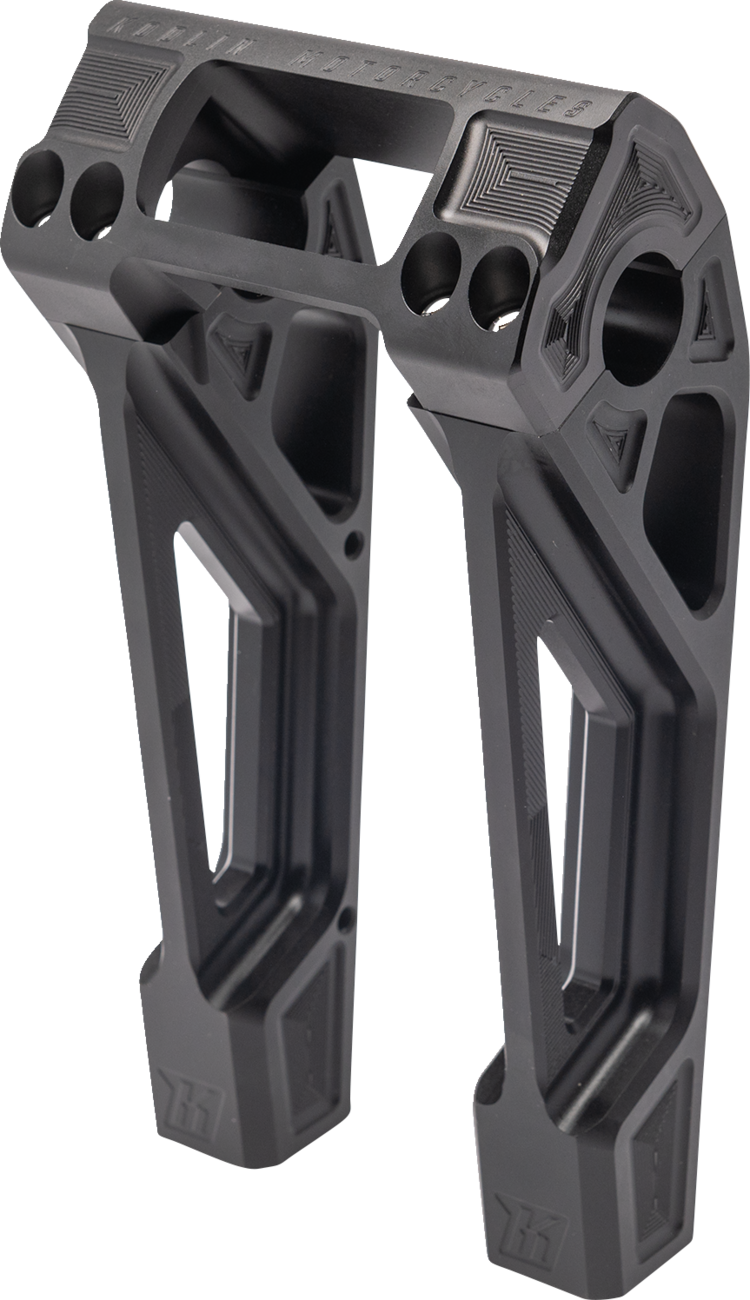 Kodlin Fastback Black 8" Straight Handlebar Risers for 2018-2024 Harley Softail