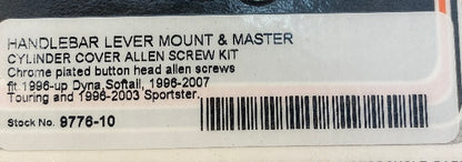 Colony Motorcycle Handlebar Switch Housing Screw Kit 1996-2017 Harley FX FL XL
