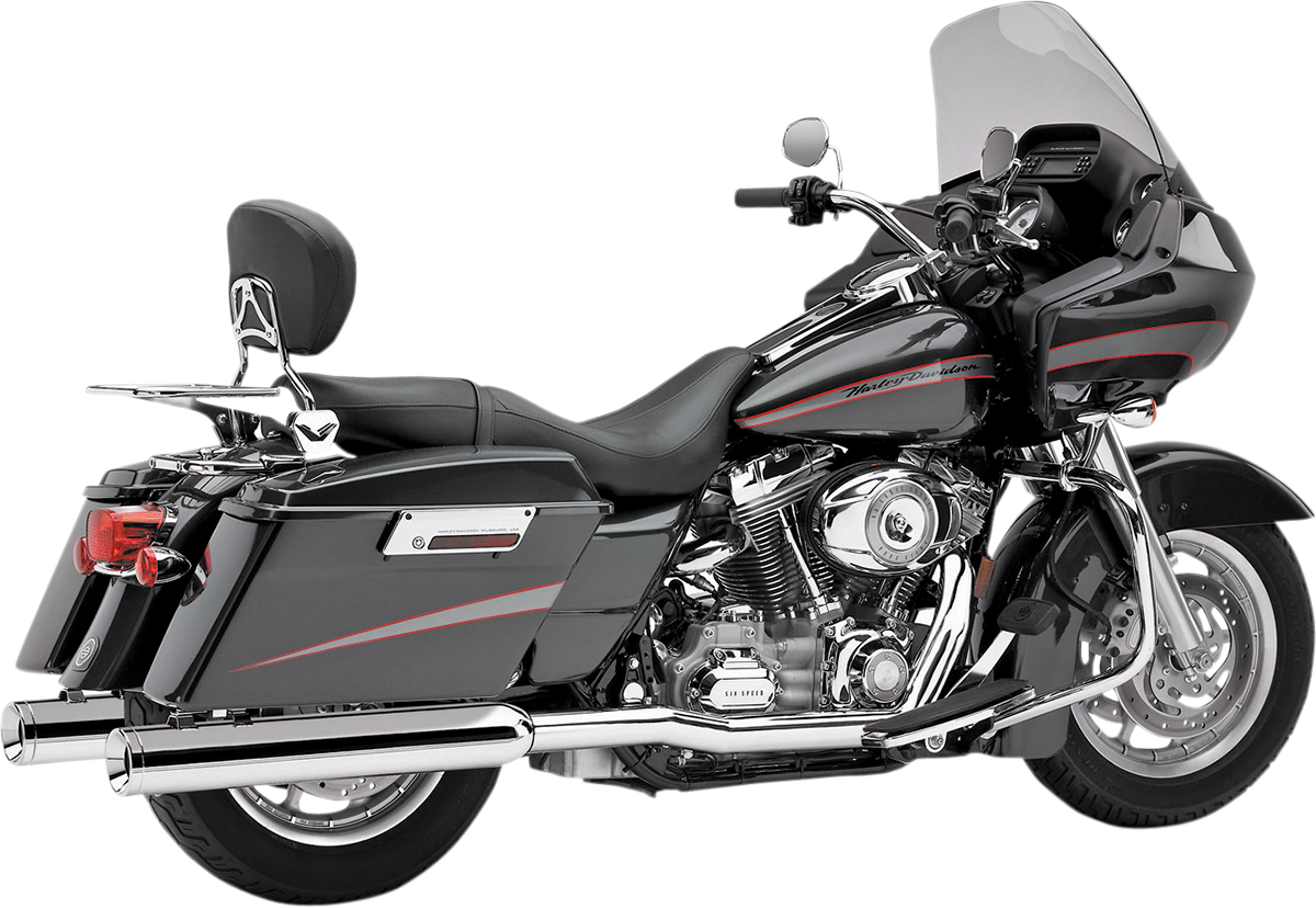 Cobra 2-2 Chrome True Dual Headers 1996-2006 Harley Touring FLHX FLHR FLTR FLHTC