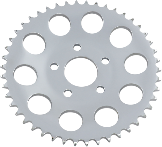 Drag Specialties Chrome 46 Tooth Dished Rear Sprocket 82-99 Harley Dyna Touring