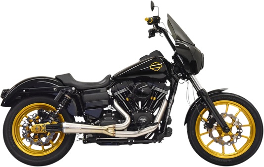 Bassani Ripper Stainless 2-1 Full Exhaust 91-17 Harley Dyna FXD FXDL FXDB FXDWG