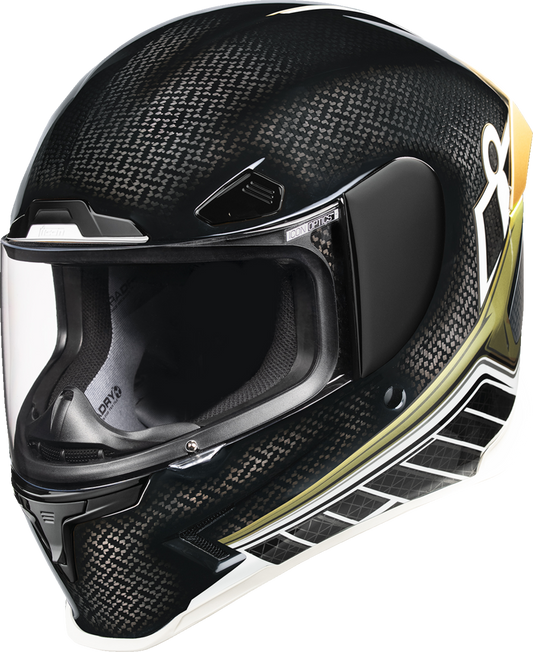 Icon Airframe Pro Gold Hyperstrike Carbon Full Face Adult Motorcycle Helmet