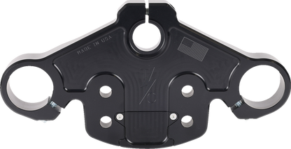 Thrashin Supply Black Top Triple Tree for 2024-2025 Harley Road Glide TSC-2921-1