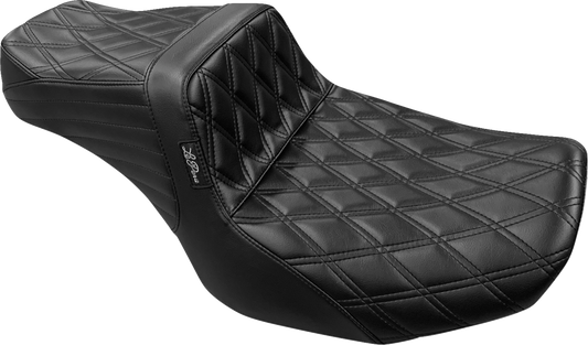 Le Pera Tailwhip Double Diamond Seat for 2023-2025 Harley Touring Road Glide