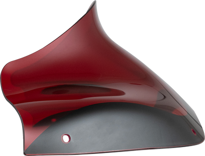 Klock Werks Flare 8" Red Fairing Windshield 1998-2013 fits Harley Road Glide