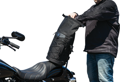 Kuryakyn Momentum Deadbeat Rear Universal Motorcycle Sissy bar Duffle Bag Harley