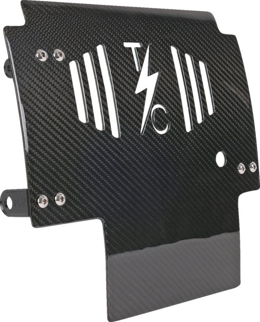 Thrashin Carbon Fiber Weave Skid Plate fits 2023-2025 Harley Road Street Glide