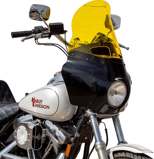 Klock Werks 15" Kolor Flare Yellow Road Warrior Fairing Motorcycle Windshield
