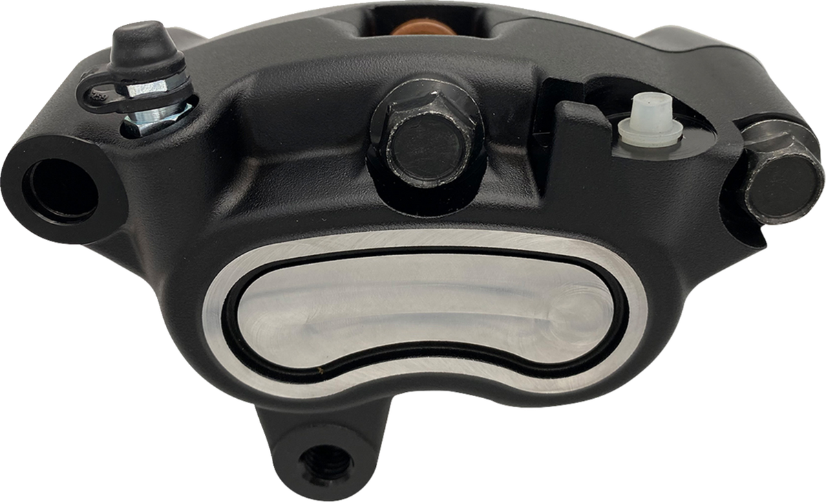 Drag Specialties Front Black Brake Caliper for 2008-2011 Harley Softail