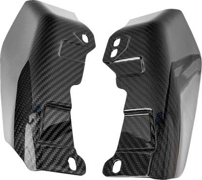 Slyfox Carbon Fiber Air Wind Deflectors 2009-23 Harley Touring Road Street Glide