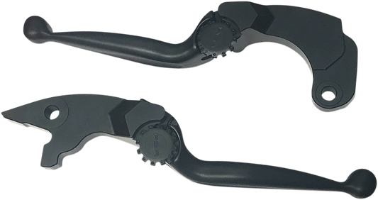 PSR Black Journey Adjustable Handlebar Lever Set fits 2015-2024 Indian Scout