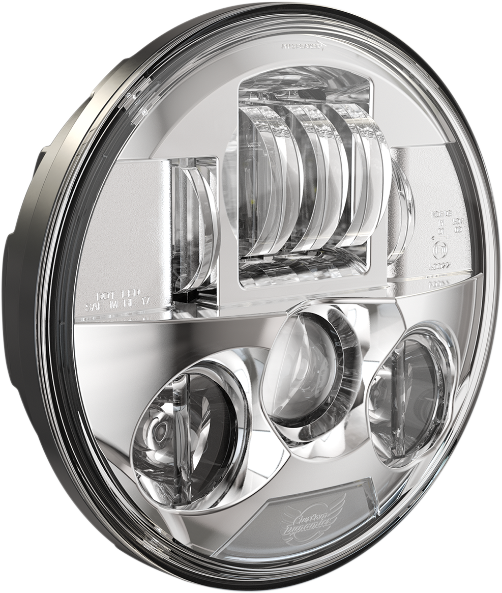 Custom Dynamics Probeam 7" Chrome LED Headlight 2015-2023 Indian Chieftain Chief