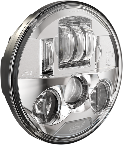 Custom Dynamics Probeam 7" Chrome LED Headlight 2015-2023 Indian Chieftain Chief