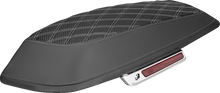 Saddlemen Silver Carbon Lattice Saddlebag Lid Covers for 2014-25 Harley Touring