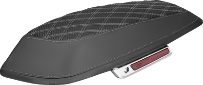 Saddlemen Silver Carbon Lattice Saddlebag Lid Covers for 2014-25 Harley Touring