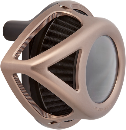 Arlen Ness Tear Titanium Clear Air Filter Cleaner 2008-2017 Harley Touring FLHX