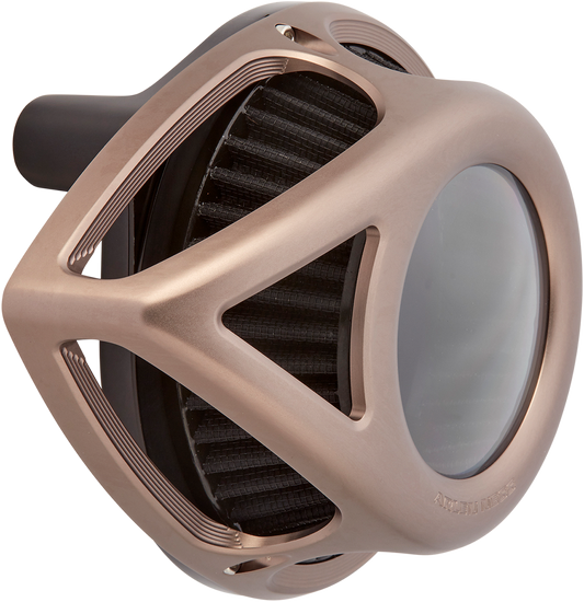 Arlen Ness Tear Titanium Clear Air Filter Cleaner 2008-2017 Harley Touring FLHX