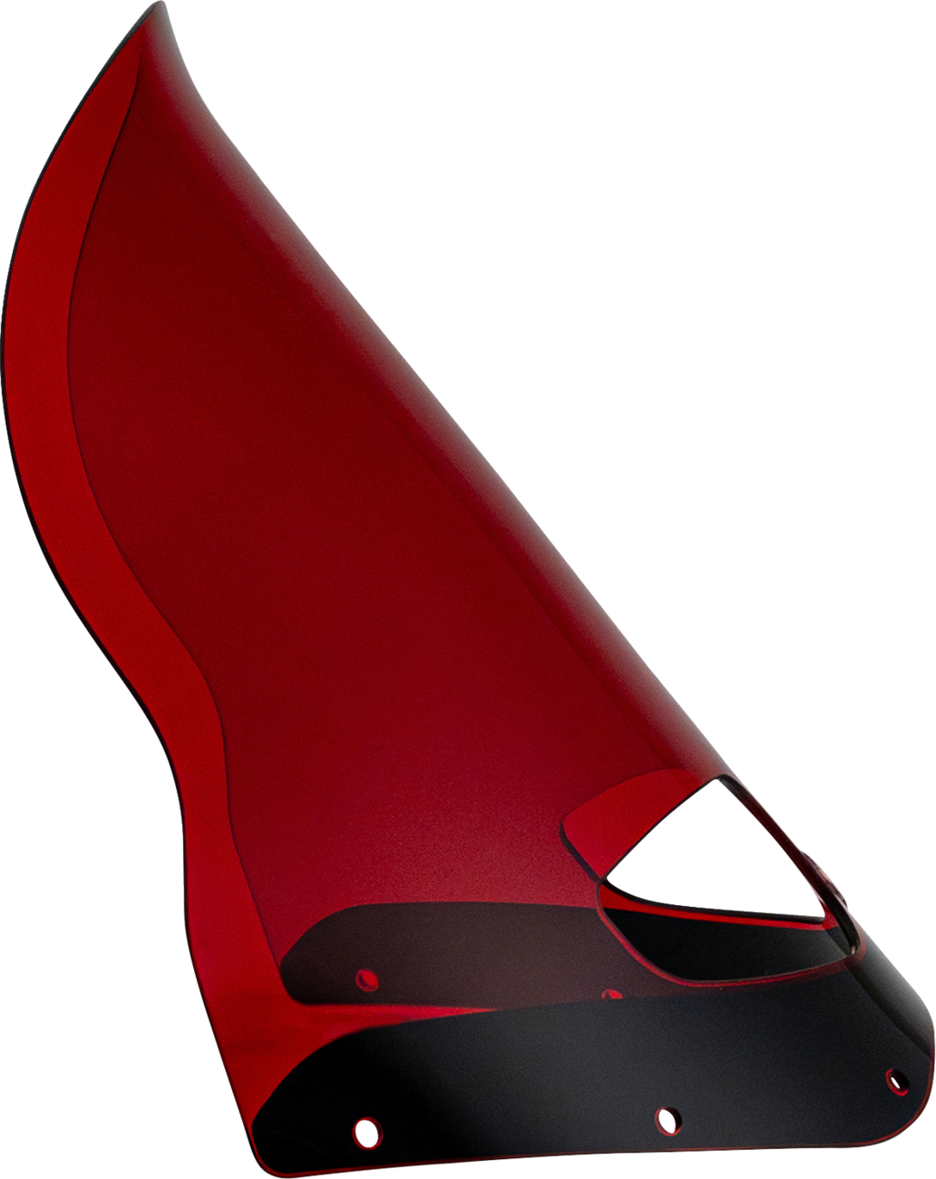 Klock Werks 15" Kolor Flare Red Road Warrior Fairing Motorcycle Windshield