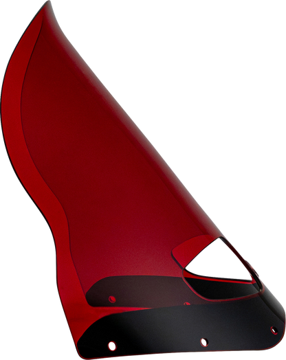 Klock Werks 15" Kolor Flare Red Road Warrior Fairing Motorcycle Windshield