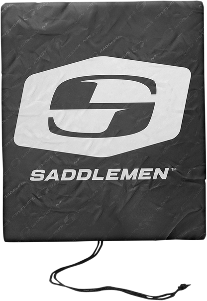 Saddlemen Black Textile Tactical Deluxe Cruiser Tail Bag for Harley Touring