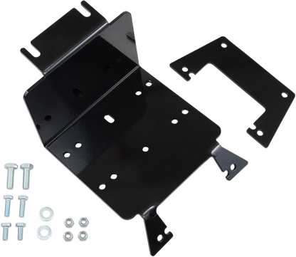 Moose Utility UTV Black Front Winch Mount Kit for 2009-2013 Honda MUV700 Big Red