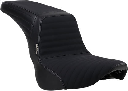 Le Pera Vinyl Pleated Grip Tape Kickflip Seat 2018-2021 Harley Softail FXBB
