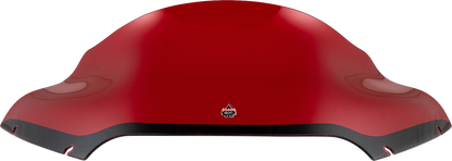 Klock Werks Kolor Flare 9" Red Windshield for 2015-2023 Harley Road Glide FLTR