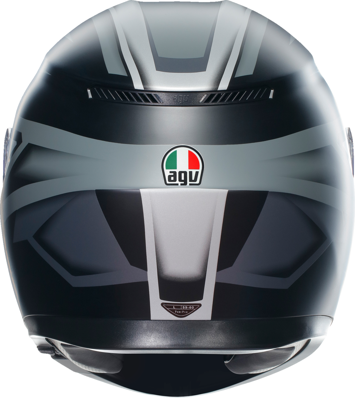 AGV K3 Compound Gray Unisex Adult Motorcycle Street Riding Full Face Helmet