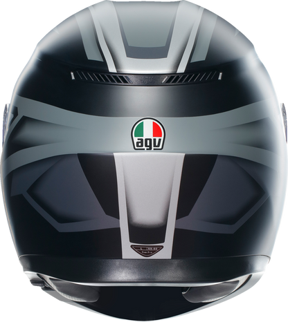 AGV K3 Compound Gray Unisex Adult Motorcycle Street Riding Full Face Helmet
