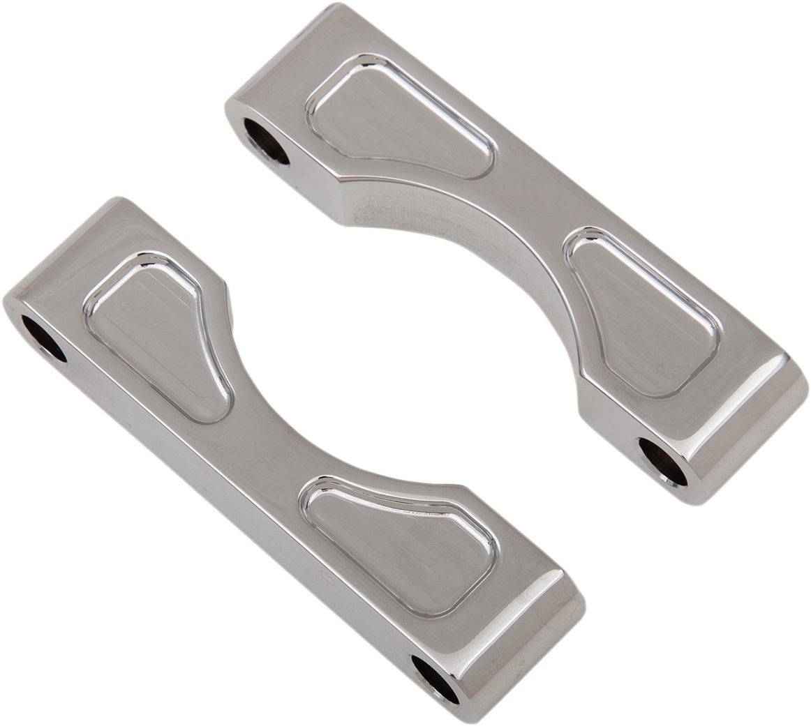Klock Werks Hugger 16"-18" Front Fender Mounting Blocks 1984-2013 Harley Touring