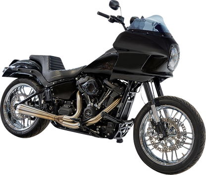 Klock Werks Kolor Flare 9" Blue Ice Windshield fits Harley FXRP Style Fairing