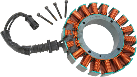Cycle Electric 12V Stator 50 Amps for 2008-2017 Harley Softail  Fat Bob Boy FXDB