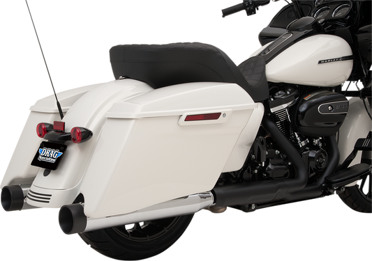 Drag Specialties Chrome 4" Exhaust Mufflers 2017-2022 Harley Touring FLHX FLTRX