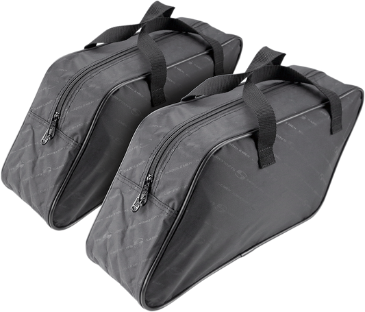 Saddlemen Pair Black Textile Saddlebag Medium Universal Liners Touring