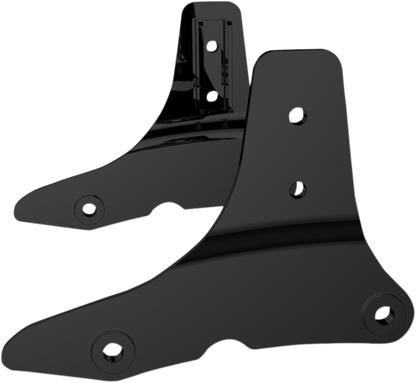 Khrome Werks Black Sissy Bar Motorcycle Side Plates 2014-2020 Harley Touring