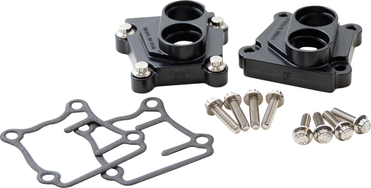 Feuling Parts Black Lifter Block Covers for 1999-2017 Harley Davidson Twin Cam