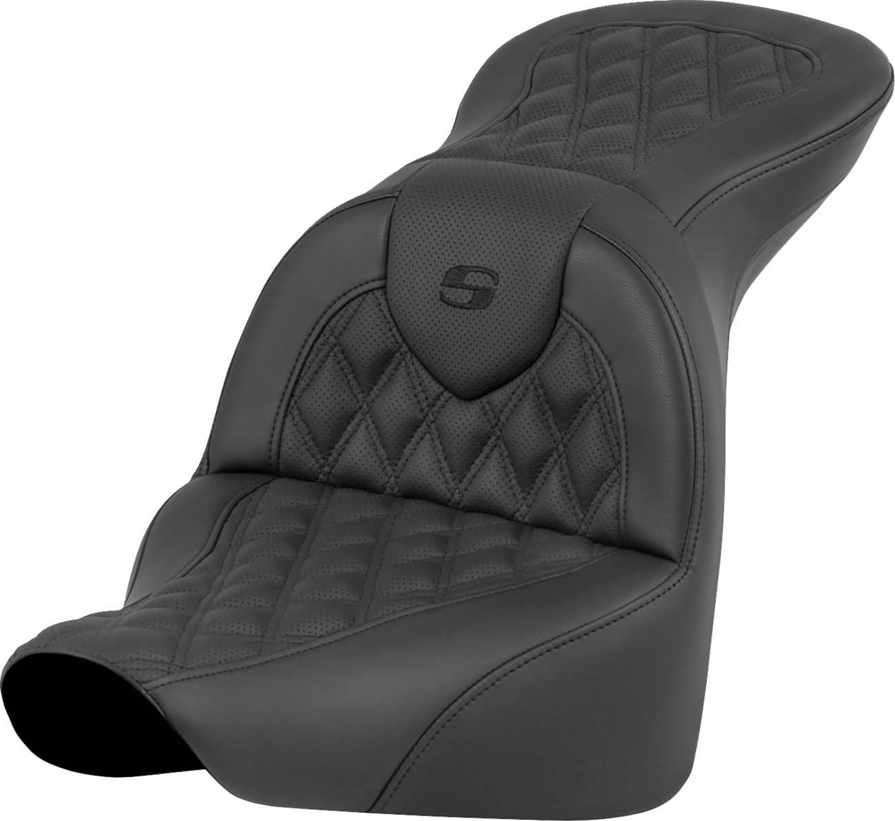 Saddlemen Roadsofa Lattice Gel Seat fits 2018-2025 Harley Softail FXBR FLFB