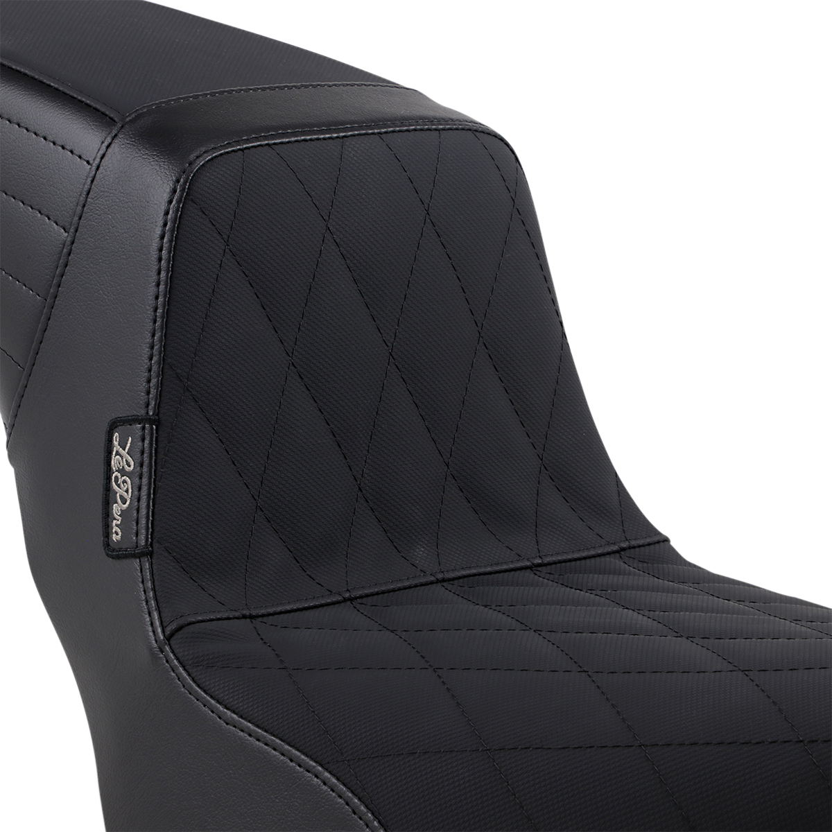 Le Pera Vinyl Black Diamond Grip Tape Kickflip Seat 2018-23 Harley Softail FXBB