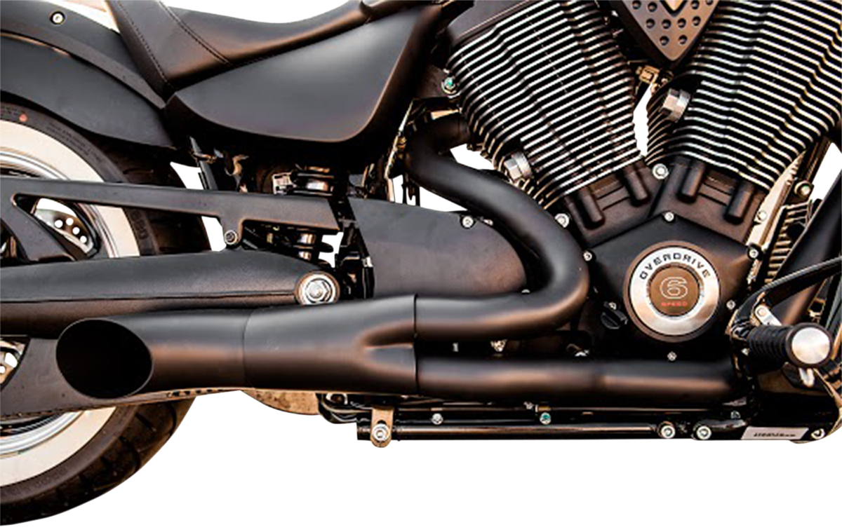Trask Hot Rod 2:1 Exhaust System for 2006-18 Victory Magnum Hardball Cross Roads