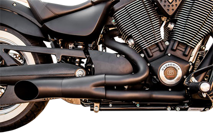 Trask Hot Rod 2:1 Exhaust System for 2006-18 Victory Magnum Hardball Cross Roads