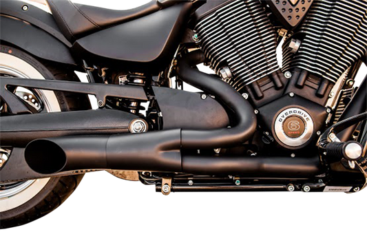 Trask Hot Rod 2:1 Exhaust System for 2006-18 Victory Magnum Hardball Cross Roads