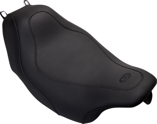 Mustang Tripper Stitched Low Solo Seat fits 2008-2024 Harley Touring 76026