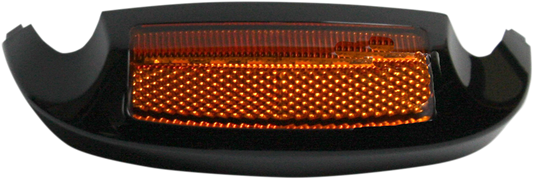 Custom Dynamics Black Amber LED Front Fender Tip Light 2014-2024 Harley Touring